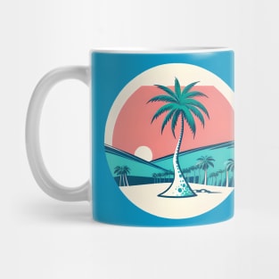 Summer Vibes - Retro Palm Mug